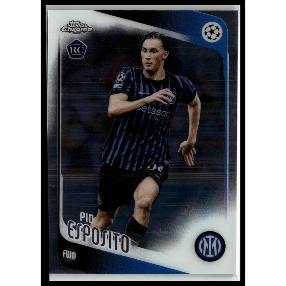 2025-26 Topps Chrome UEFA Pio Esposito #163 Inter Milan Rookie